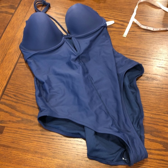 NWT Adore Me Women’s One Piece Swimsuit Crown Blue Size 40C - Picture 7 of 11